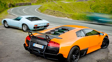 Lamborghini Miura and Murcielago