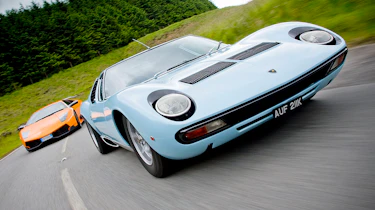 Lamborghini Miura and Murcielago