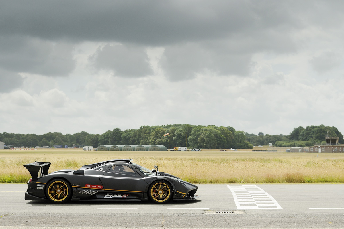Pagani Zonda R at Top Gear test track