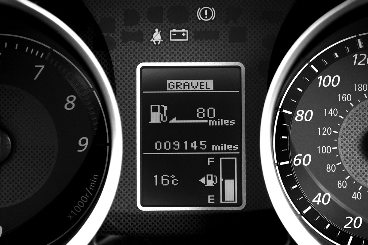Mitsubishi Evo X FQ-360 instruments