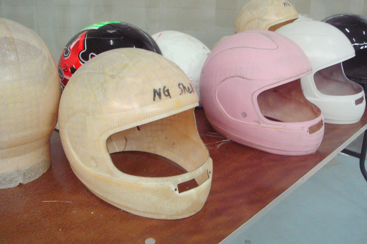 Arai track helmets