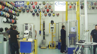 Arai track helmets