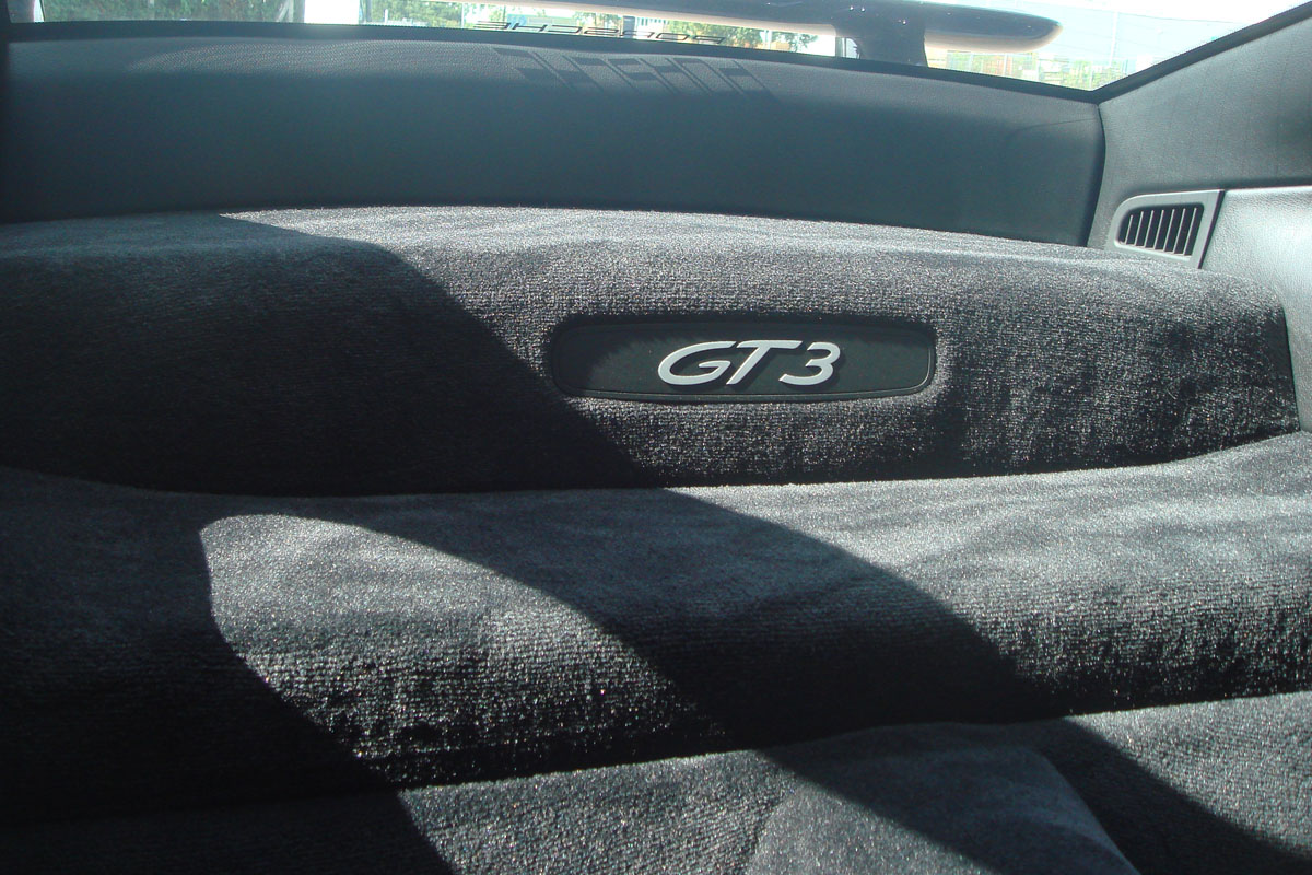 Porsche 996 GT3 interior