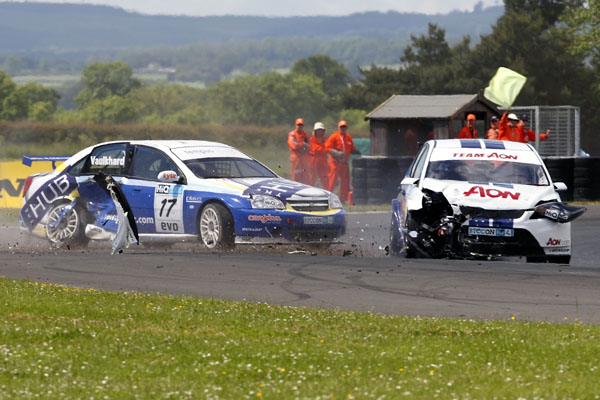BTCC crashes