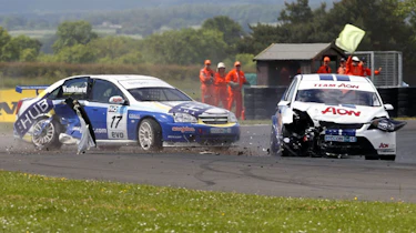 BTCC crashes