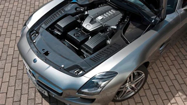 Mercedes-Benz SLS AMG engine