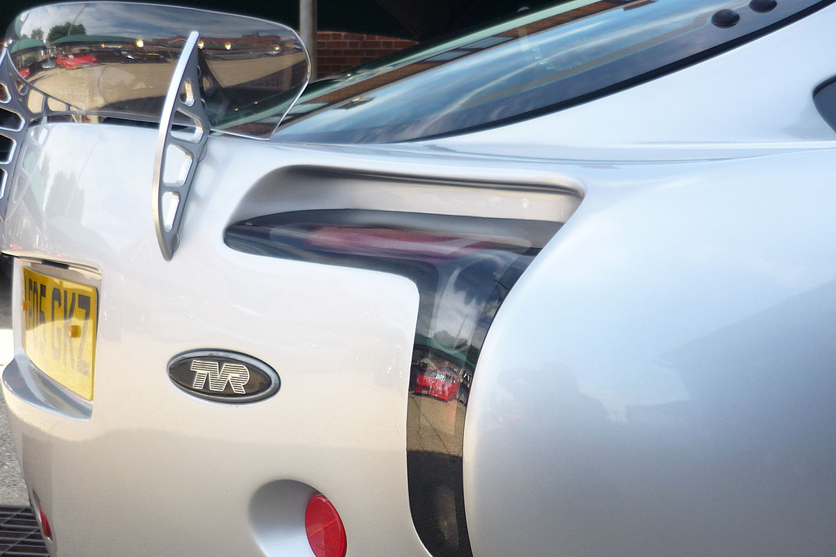 TVR Sagaris rear spoiler