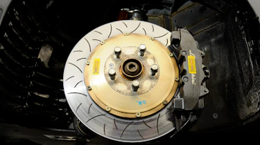 Lamborghini Super Trofeo brake disc and calliper