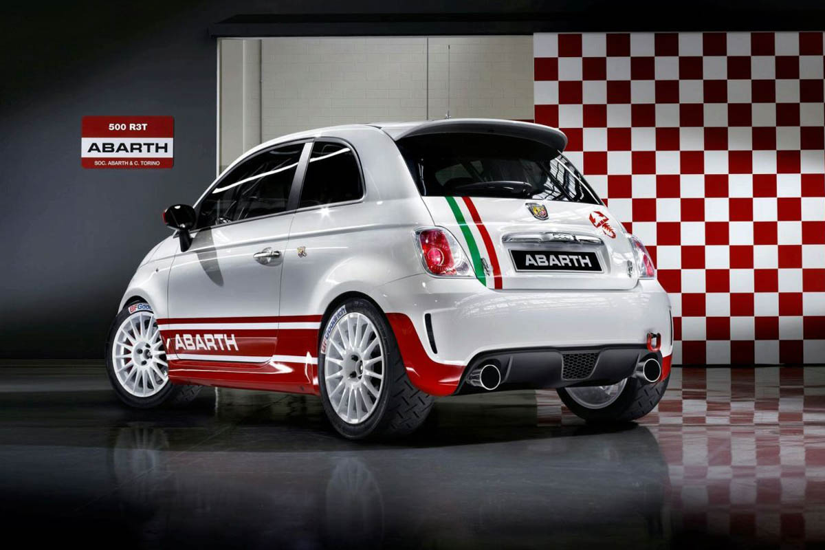 Abarth 500 rally car