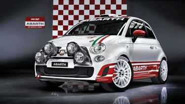 Abarth 500 rally car