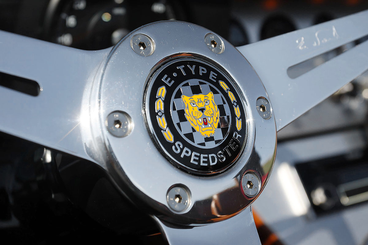 Eagle E-type Speedster steering wheel