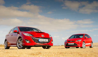 Ford Focus ST Mountune v Mazda 3 MPS
