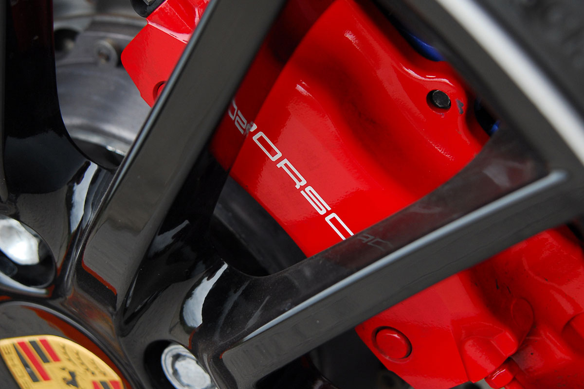 Parr Porsche Cayman S Turbo brakes