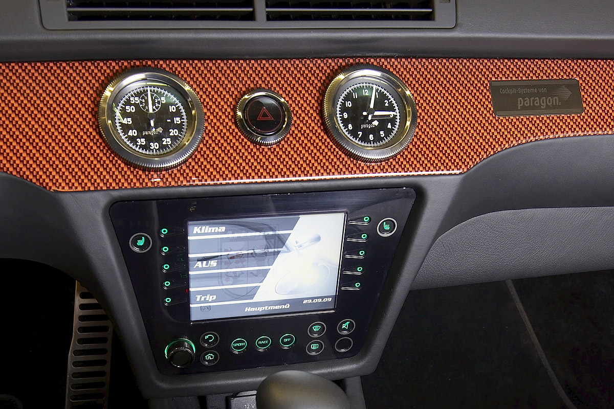 Artega GT dashboard