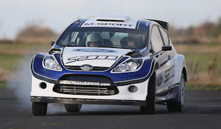 Ford Fiesta S2000 rally car