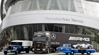 Mercedes car carrier