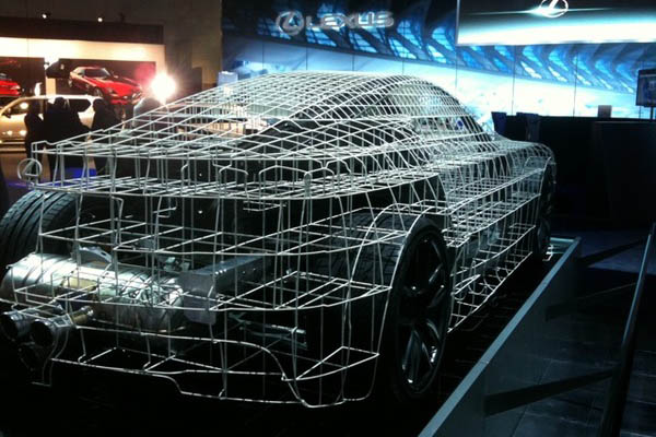 Lexus LFA cutaway