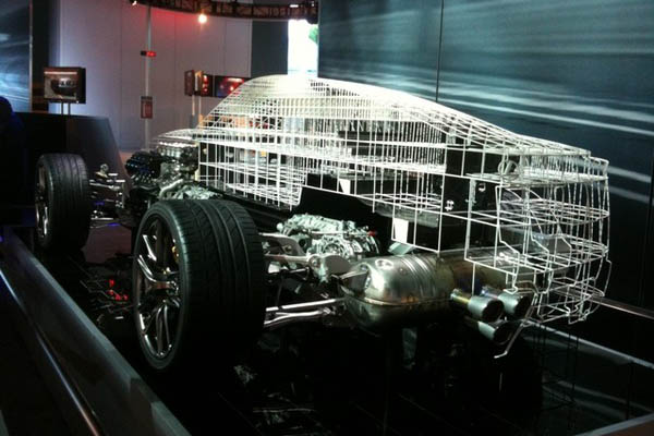 Lexus LFA cutaway