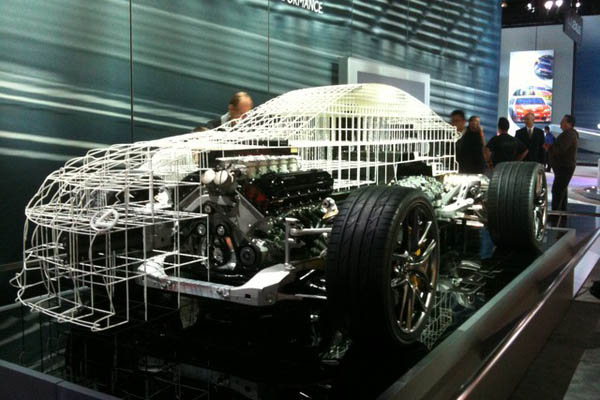 Lexus LFA cutaway