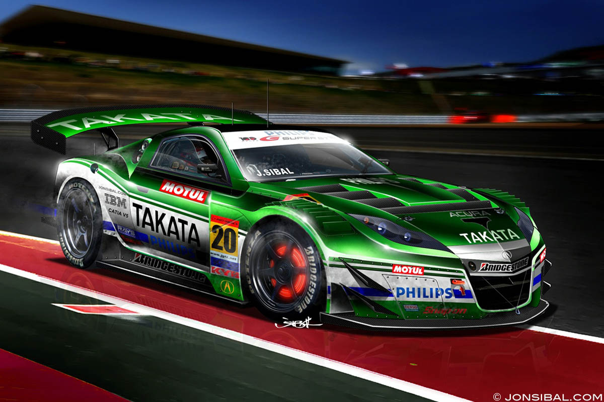 Honda NSX Super GT racing car