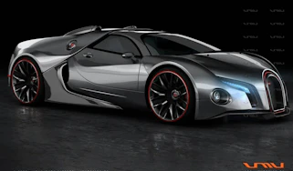 Bugatti Veyron supercar concept