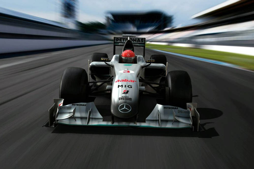 Mercedes GP Formula 1 car