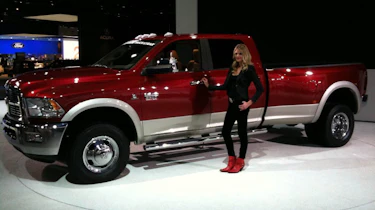 Chris Harris at Detroit motor show