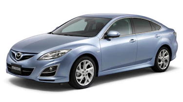 New Mazda 6 front three-quarter view