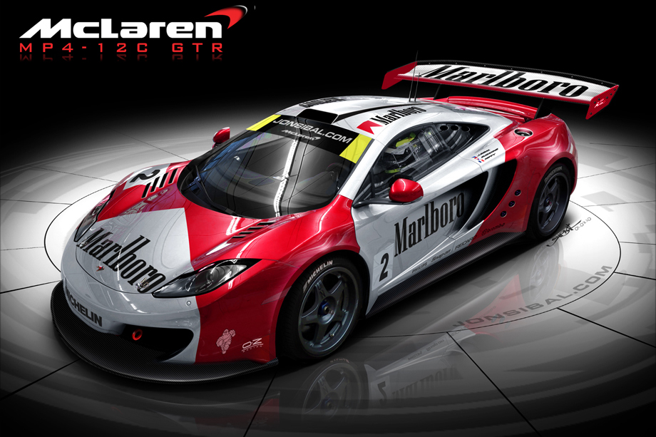 McLaren MP4-12C GTR supercar