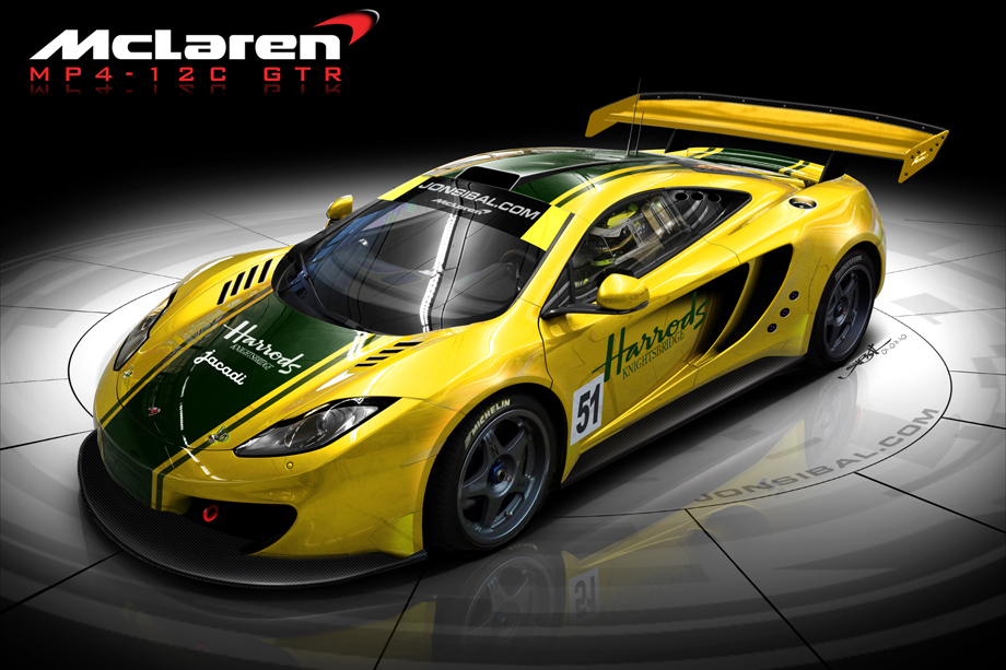 McLaren MP4-12C GTR supercar