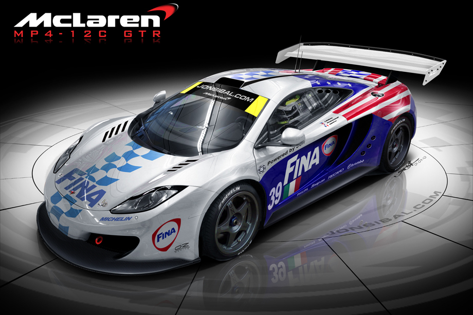 McLaren MP4-12C GTR supercar