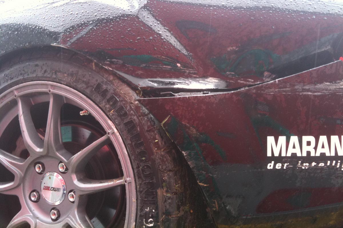 rear damage