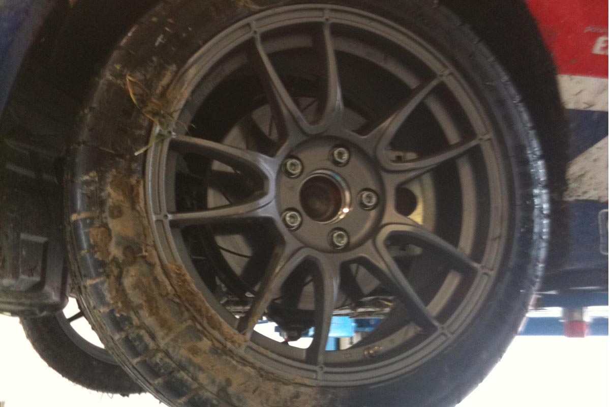 mangled wheel
