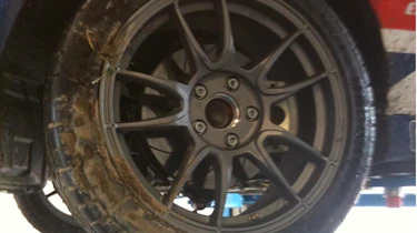 mangled wheel