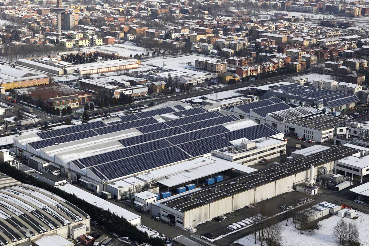Lamborghini's photovoltaic factory