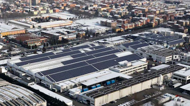 Lamborghini's photovoltaic factory