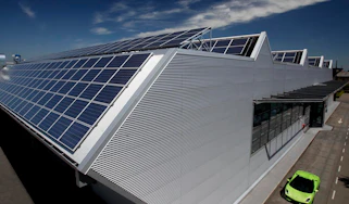 Lamborghini's photovoltaic factory