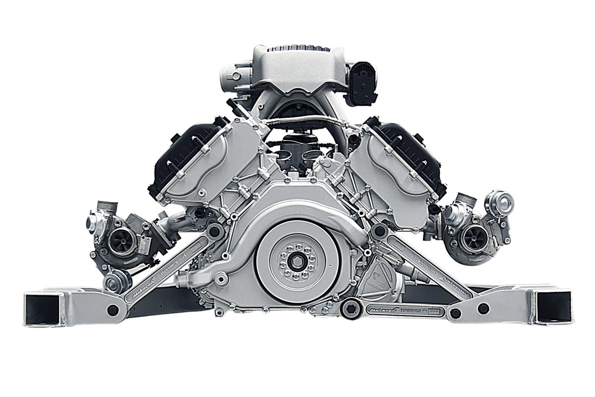 MP4 engine front