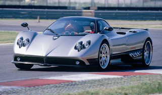 Pagani Zonda crashed