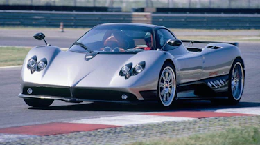 Pagani Zonda crashed