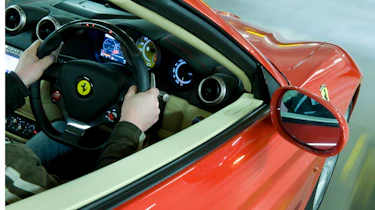 Ferrari action shot