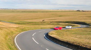Long cornering shot