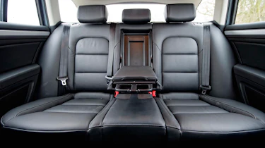Skoda Superb leather rear seats