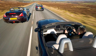 Nissan 370Z Roadster v Audi TT S v BMW Z4