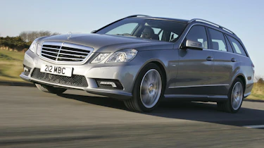 Mercedes E-Class estate front tracking