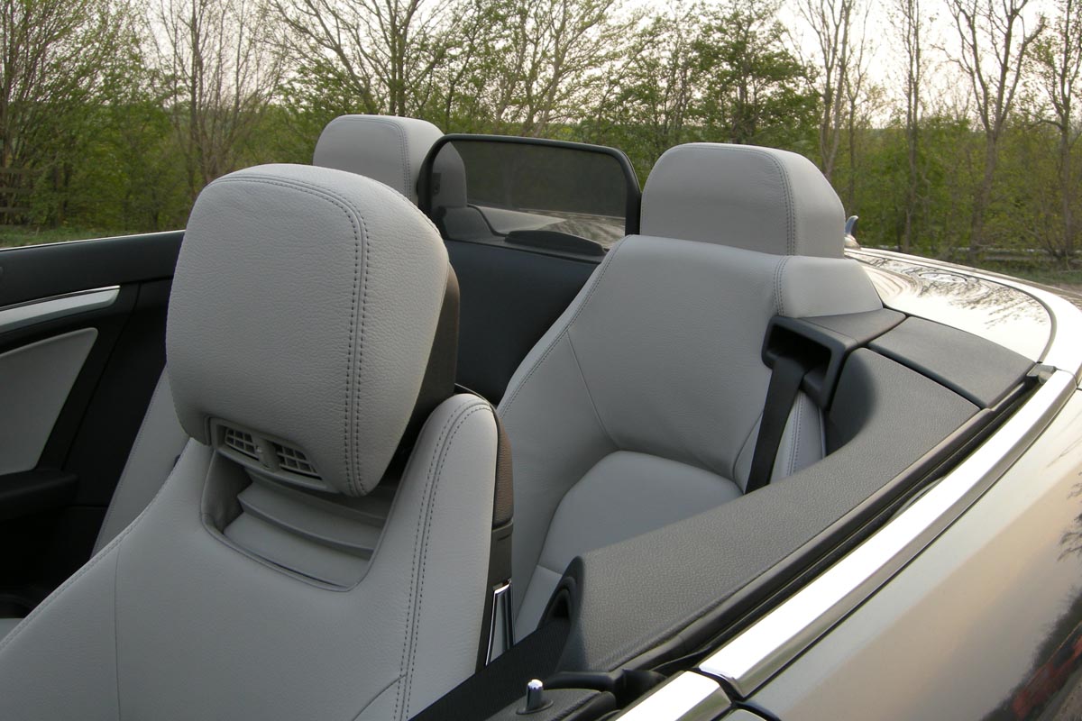 Mercedes E-Class Cabrio wind deflectors