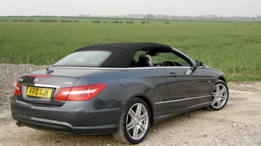 Mercedes E-Class Cabrio roof up