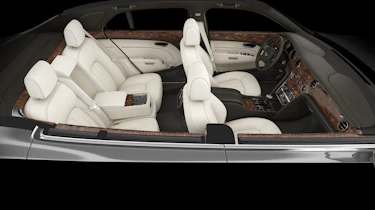 Bentley Mulsanne interior cutaway