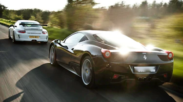 Ferrari 458 Italia v Porsche GT3 RS
