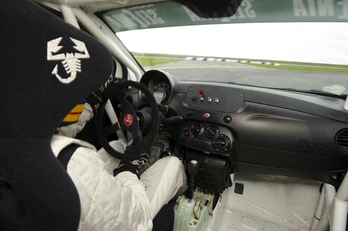 Abarth 500 Trofeo racing car